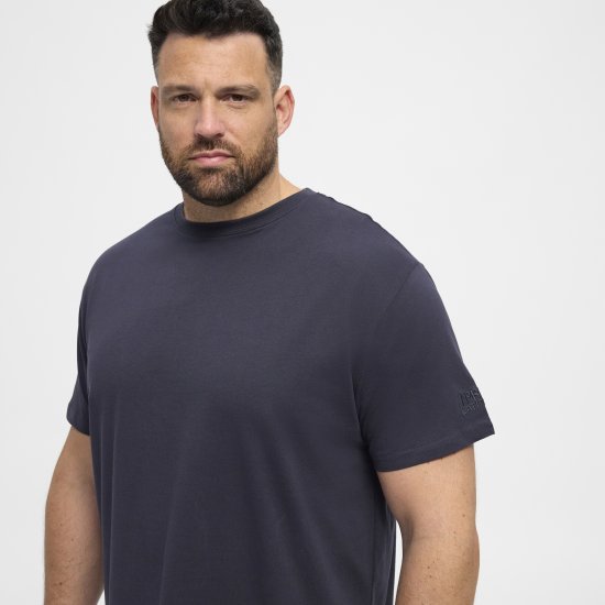 North Latitude T-Shirt O-Neck Navy Blue TALL - TALL T-shirts - T-Shirts Überlänge Herren
