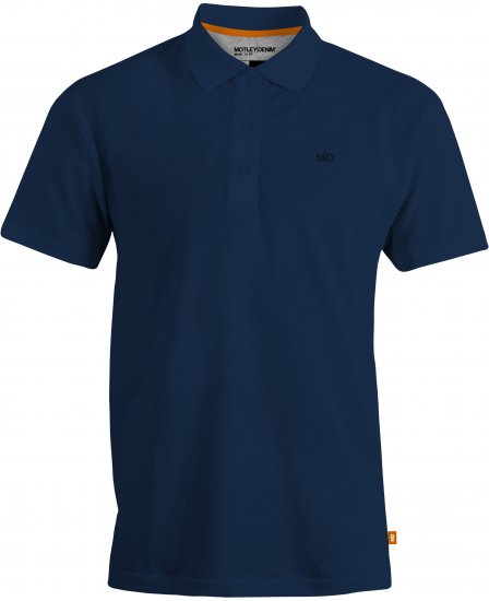 Motley Denim Bratislava Polo Navy - Polo-shirts für herren - Polo-Shirts für Herren in großen Größen