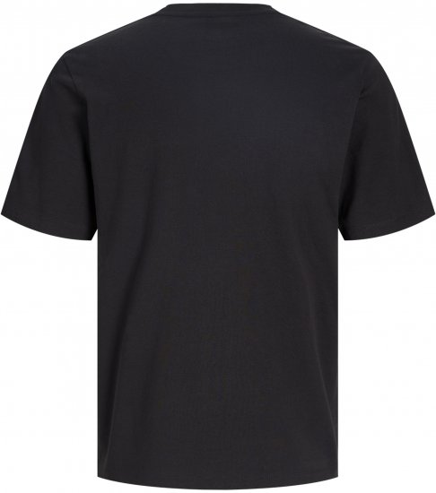 Jack & Jones Kevin T-Shirt Schwarz - Herren-T-shirts - Herren-T-Shirts in großen Größen