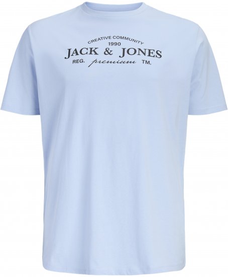 Jack & Jones Kevin T-Shirt Blau - Herren-T-shirts - Herren-T-Shirts in großen Größen