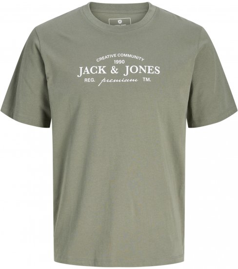 Jack & Jones Kevin T-Shirt Grau - Herren-T-shirts - Herren-T-Shirts in großen Größen