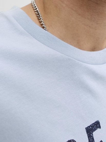 Jack & Jones Alex T-Shirt Hellblau - Herren-T-shirts - Herren-T-Shirts in großen Größen