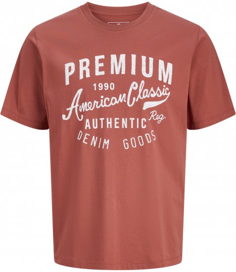 Jack & Jones Alex T-Shirt Rot - Herren-T-shirts - Herren-T-Shirts in großen Größen