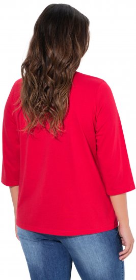 Ulla Popken City Name Graphic Tee Lychee - Bedruckte T-shirts für herren - 