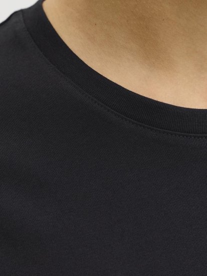 Jack & Jones Dover Denim O-Neck T-Shirt Black - Herren-T-shirts - Herren-T-Shirts in großen Größen