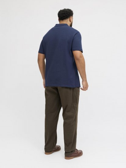 Jack & Jones College Logo Short Sleeve Polo Shirt Blue - Polo-shirts für herren - Polo-Shirts für Herren in großen Größen