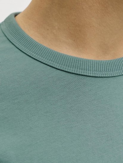 Jack & Jones College Logo Crew Neck T-Shirt Turquoise - Herren-T-shirts - Herren-T-Shirts in großen Größen