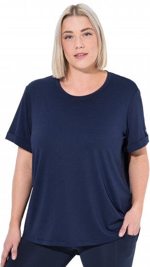 Ulla Popken UPF 50 Quick Drying Tee Navy - T-Shirts - T-Shirts für Damen
