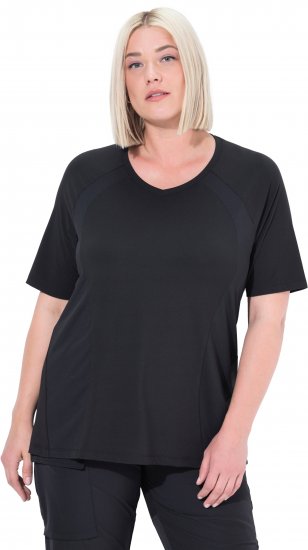 Ulla Popken Quick-Drying Short Sleeve T-Shirt Black - T-Shirts - T-Shirts für Damen