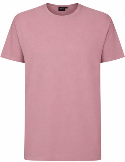 Espionage T015 Plain T-Shirt Pink - Herren-T-shirts - Herren-T-Shirts in großen Größen