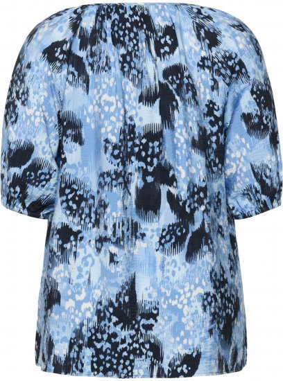 Kaffe Curve Aliana Tunic Blue Flower Animal - Tuniken - 