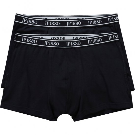 JP1880 Boxershorts Flexnamic 2-Pack Black - Herrenunterwäsche & bademode - Herrenunterwäsche & Bademode in großen Größen