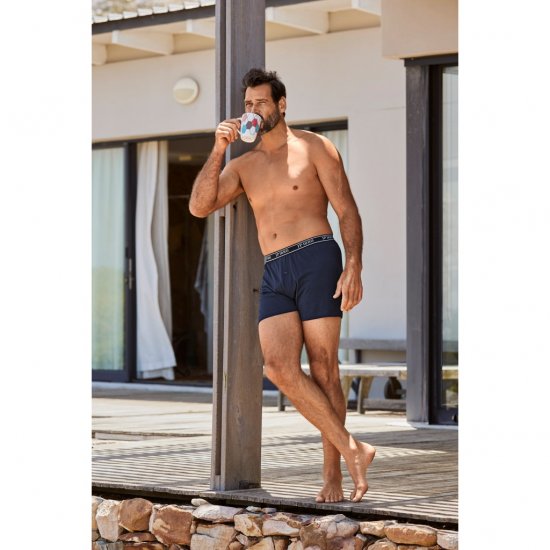 JP1880 Boxershorts FLEXNAMIC 2-Pack Blue - Herrenunterwäsche & bademode - Herrenunterwäsche & Bademode in großen Größen