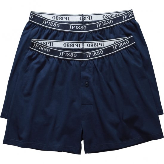JP1880 Boxershorts FLEXNAMIC 2-Pack Blue - Herrenunterwäsche & bademode - Herrenunterwäsche & Bademode in großen Größen