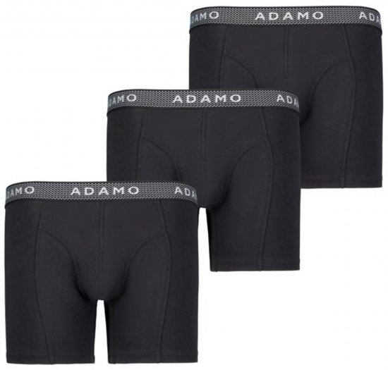 Adamo Jerry Maxi Boxers 702 Black 3-pack - Herrenunterwäsche & bademode - Herrenunterwäsche & Bademode in großen Größen