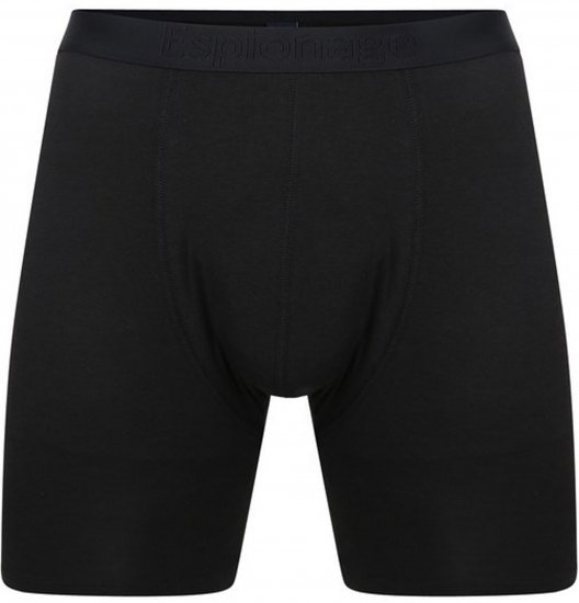 Espionage U010D Bamboo Trunks 2-Pack Black - Herrenunterwäsche & bademode - Herrenunterwäsche & Bademode in großen Größen
