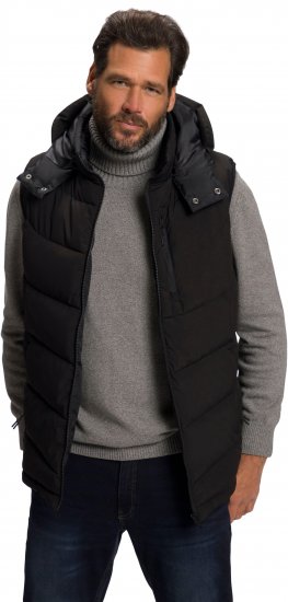 JP1880 Quilted Gilet DownTouch Padding Black - Herren jacken - Herren Jacken in großen Größen