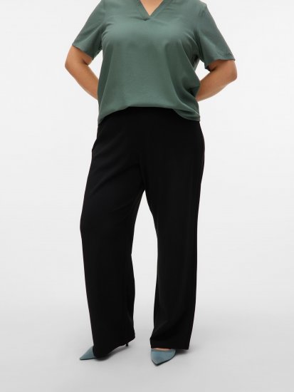 Vero Moda Berlin Zamira Wide Leg Pants Black - Hosen - 