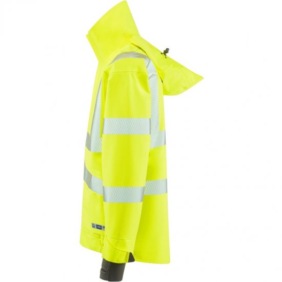 Leo Dartmoor Ecoviz 15K Performance+ Breathable Bomber Jacket Hi-Vis Yellow - Herren arbeitskleidung - Herren Arbeitskleidung Große Größen