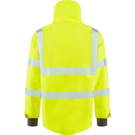 Leo Dartmoor Ecoviz 15K Performance+ Breathable Bomber Jacket Hi-Vis Yellow - Herren arbeitskleidung - Herren Arbeitskleidung Große Größen