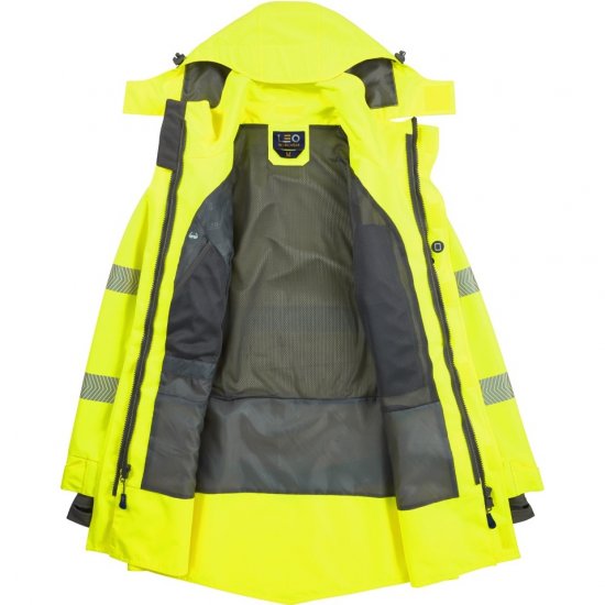 Leo Clovelly EcoViz 15K Performance Breathable Anorak - Herren arbeitskleidung - Herren Arbeitskleidung Große Größen