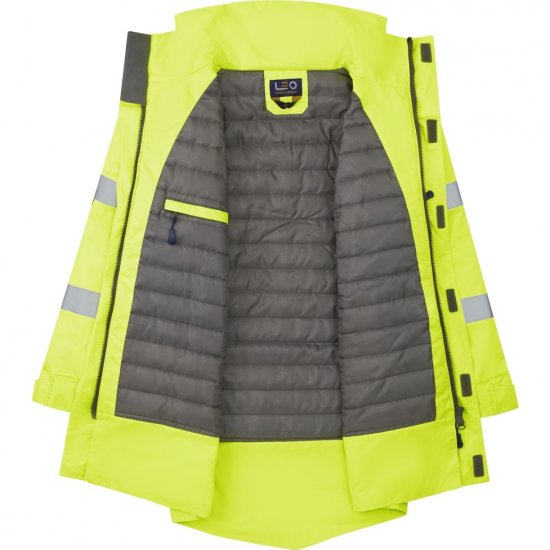 Leo Marwood EcoViz 4K Superior Baffle Lined Anorak - Herren arbeitskleidung - Herren Arbeitskleidung Große Größen