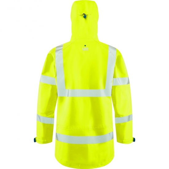 Leo Marisco LTEC 20K High Performance Breathable Waterproof Hi-Vis Yellow - Herren arbeitskleidung - Herren Arbeitskleidung Große Größen