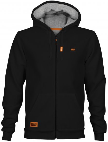 Motley Denim Copenhagen Hoodie Black - Herren-sweater und -hoodies - Herren-Sweater und -Hoodies in großen Größen