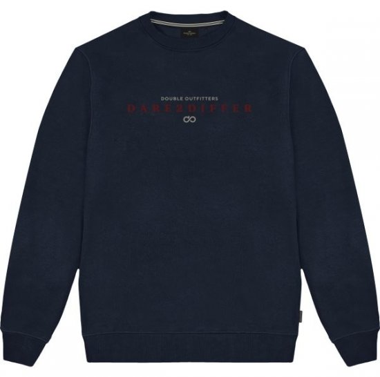 Double Outfitters MTOP-1151 Sweatshirt Navyblau - Herren-sweater und -hoodies - Herren-Sweater und -Hoodies in großen Größen