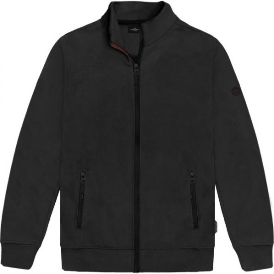 Double Outfitters MTOP-1158 Sweatjacke mit Reißverschluss Schwarz - Herren-sweater und -hoodies - Herren-Sweater und -Hoodies in großen Größen
