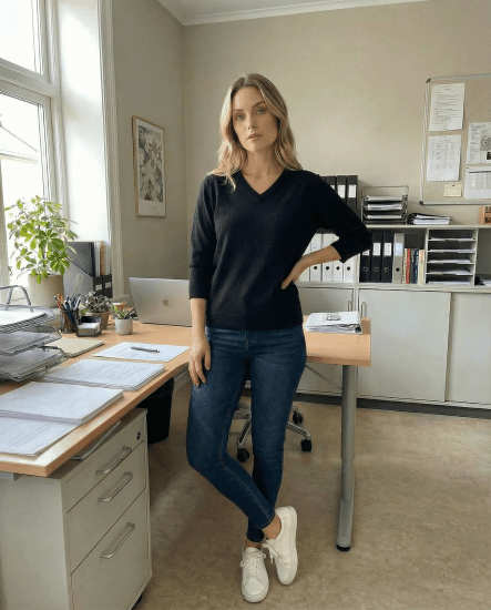 Nora Mikken GELINA Sweater Black - DAMENBEKLEIDUNG XS-XXL - 