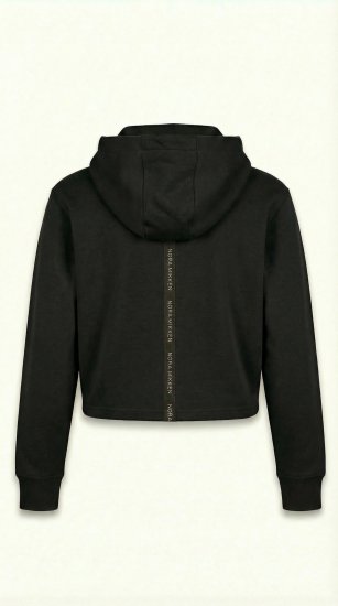 Nora Mikken KAMILLA Cropped Hoodie Black - DAMENBEKLEIDUNG XS-XXL - 
