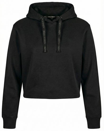 Nora Mikken KAMILLA Cropped Hoodie Black - DAMENBEKLEIDUNG XS-XXL - 