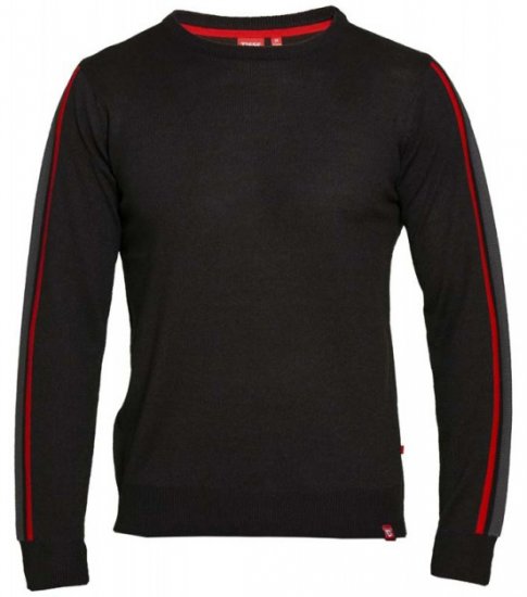 D555 Orlando Sweater Black - Herren-sweater und -hoodies - Herren-Sweater und -Hoodies in großen Größen