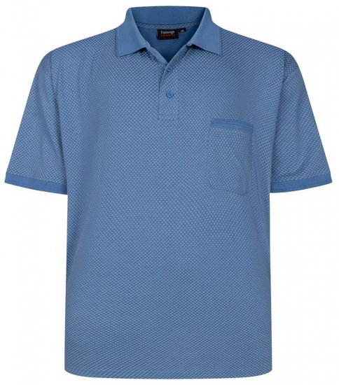 Espionage P234 Polo mit Allover-Print - Polo-shirts für herren - Polo-Shirts für Herren in großen Größen