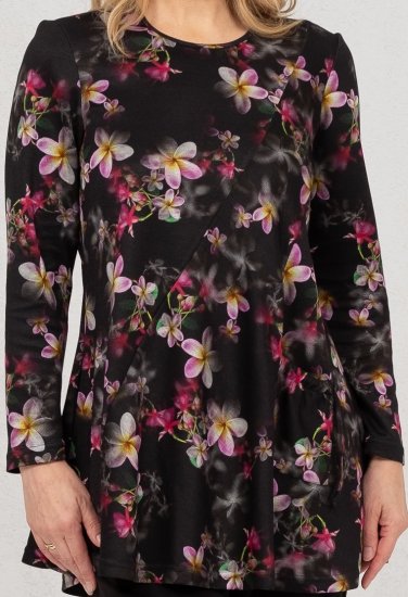 Scandinavian Caramel Flowers Tunic Red and Pink - Bedruckte T-shirts für herren - 