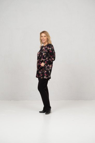 Scandinavian Caramel Flowers Tunic Red and Pink - Bedruckte T-shirts für herren - 
