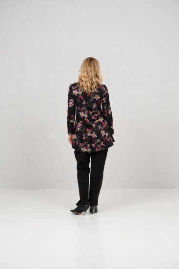 Scandinavian Caramel Flowers Tunic Red and Pink - Bedruckte T-shirts für herren - 