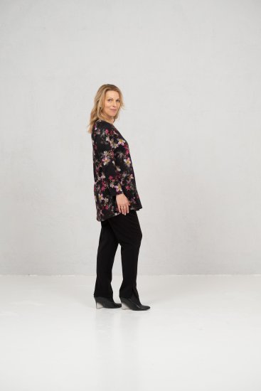 Scandinavian Caramel Flowers Tunic Red and Pink - Bedruckte T-shirts für herren - 