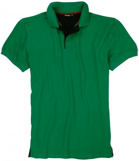 Adamo Pablo Comfort fit Polo shirt Green - Polo-shirts für herren - Polo-Shirts für Herren in großen Größen