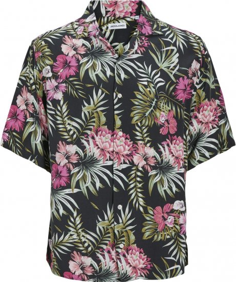 Jack & Jones JJEJEFF RESORT SHIRT Pink Nectar - Herrenhemden - Herrenhemden in großen Größen