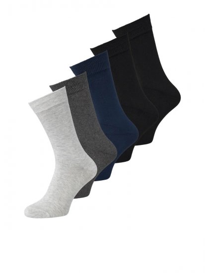 Jack & Jones Basic Bambussocken Schwarz 5er-Pack - Herrenunterwäsche & bademode - Herrenunterwäsche & Bademode in großen Größen