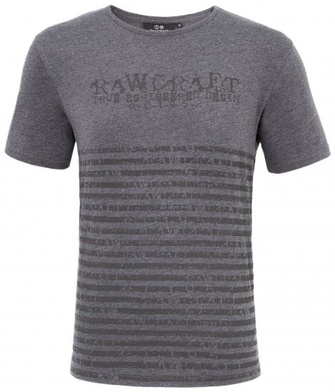 Rawcraft Reeder T-shirt Charcoal - Herren-T-shirts - Herren-T-Shirts in großen Größen