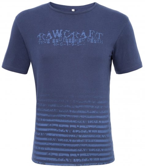 Rawcraft Reeder T-shirt Blue - Herren-T-shirts - Herren-T-Shirts in großen Größen