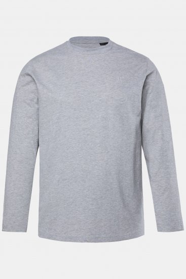 JP1880 Long Sleeve OEKO-TEX T-Shirt Grey - Herren-T-shirts - Herren-T-Shirts in großen Größen