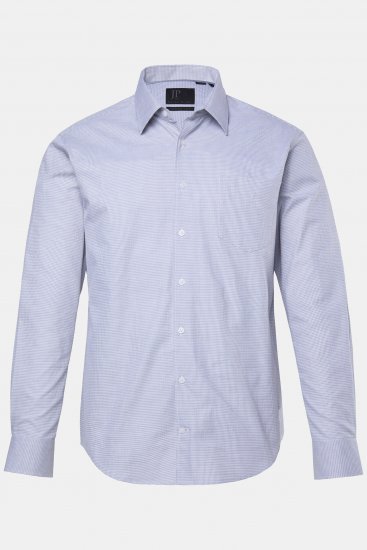 JP1880 Business Shirt Long Sleeve Two-Tone Grey - Herrenhemden - Herrenhemden in großen Größen