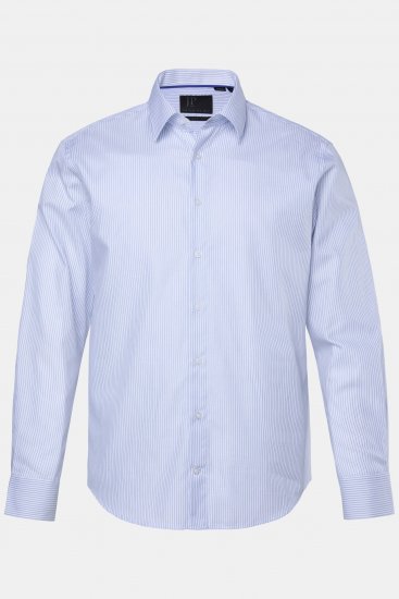 JP1880 Business Shirt Long Sleeve Striped Snow White - Herrenhemden - Herrenhemden in großen Größen