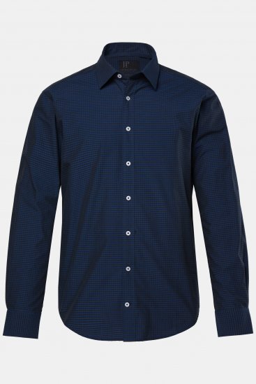 JP1880 Shirt Long Sleeve Kent Collar Navy TALL - HERRENBEKLEIDUNG MT-6XLT - Langgrößen für Herren