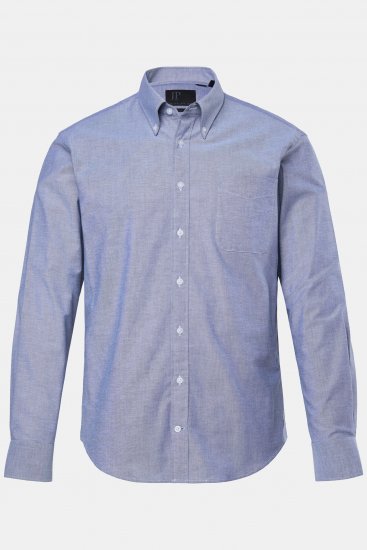 JP1880 Oxford Shirt Long Sleeve Denim Blue - Herrenhemden - Herrenhemden in großen Größen