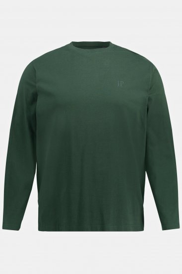 JP1880 Long Sleeve OEKO-TEX T-shirt Green - Herren-T-shirts - Herren-T-Shirts in großen Größen